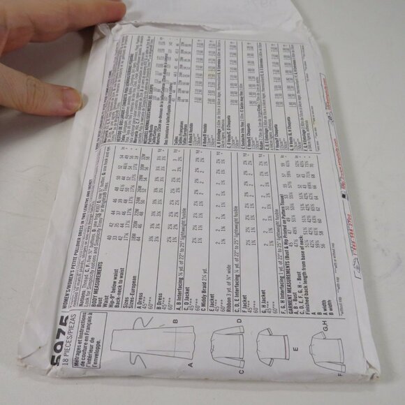 Simplicity 5975 Clothing Pattern EASY Dress & Jacket UNCUT 18W - 24W - Picture 6 of 8